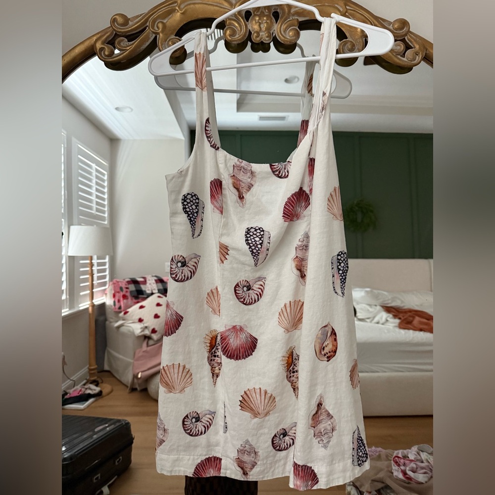 Show me your mumu Seashell Print Sleeveless Dress